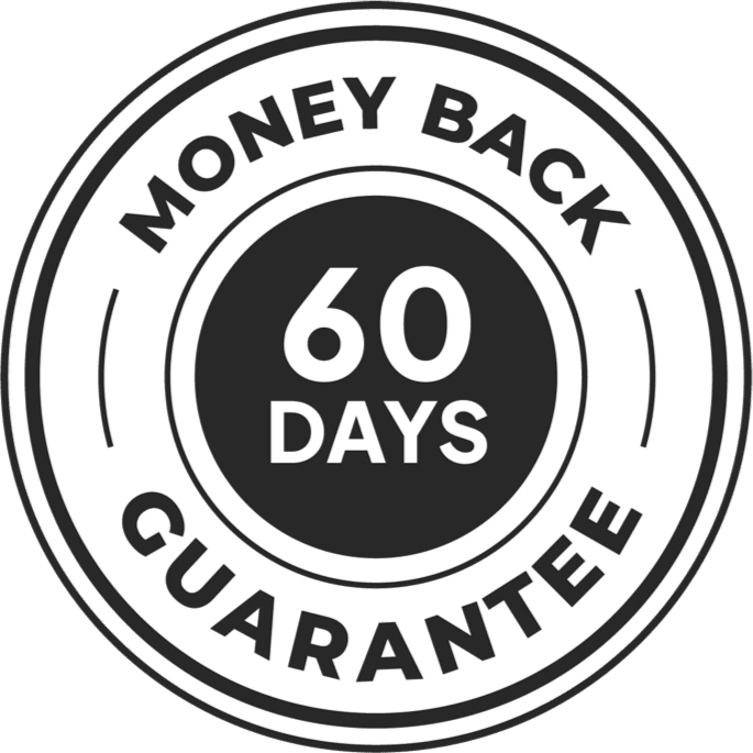 MemoHoney 60-day money-back guarantee badge